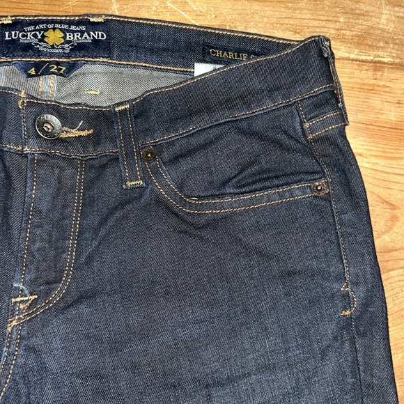 Woman’s Lucky Brand Charlie Skinny Jeans Size 4 (27),run small & lower rise. - Picture 7 of 14